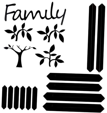 HEMOTON 3D-Aufkleber 1 Satz Wandtattoo Bilderrahmen Wandaufkleber Aus Acryl Baumrahmenaufkleber Collage-fotorahmen Familie Wandtattoos Äste Foto Baum Wandtattoo 3d Sofa Wandgemälde