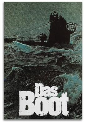 BIDNSNHKJ Das Boot Raumdekoration, Poster, Druck, Wandkunst, Dekoration, Leinwandposter, ästhetisches Poster für Schlafzimmer, Wohnzimmer, Wand, 30 x 45 cm, ungerahmter Stil