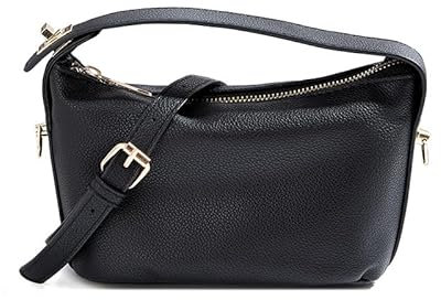 Nearawing Clutch-Geldbörse für Damen, Handgelenktasche, Crossbody-Tasche, Schwarz