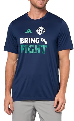 adidas Men's New England Revolution Pre-Game Short Sleeve T-Shirt