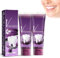 Purple Whitening Toothpaste, Lila Zahncreme Aufhellung Stain Removal Teeth, Lila Aufhellende Zahnpasta, Zahnaufhellung Zahnpasta Lila Saubere Gelbe Zähne, Whitening Zahnpasta
