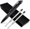 FloraVigo Taktischer Stift, kubotan,schlagstock, taktischer Kugelschreiber, Glasbruchstift, Survival-Gadget zum Schreiben, für den Notfall und zum Verschenken, mit 2 Nachfüllungen