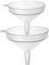 GRIRIW Oil and Wine Filter Kitchen Liquid Funnel Strainer Small Steel Funnel for Cooking Oil Efficient Bottle Filler