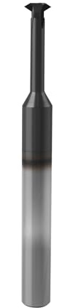 18-48 TPI Single Pitch 5/16in Solid Carbide Thread end Mill, 0.240in Cutting Diameter, Necked to Thread 0.625in Deep, 4 Flute Bits Tool for Medium Hardness Steel, Brass, Iron