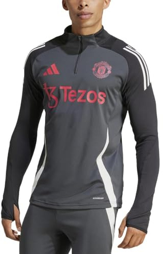 adidas Manchester United Sweatshirt Grey/Black Tiro 2024, grey, S