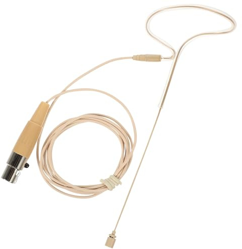 Levemolo Microfono Auricolare Wireless ad Archetto Spugna e Metallo, Qualità Audio Professionale e Voce Chiara per Attività All'aperto e Presentazioni
