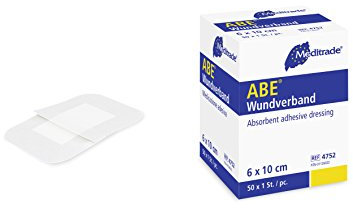 Meditrade 4764 ABE Wundverband, Steril, 25 cm Länge x 10 cm Breite (25-er pack)