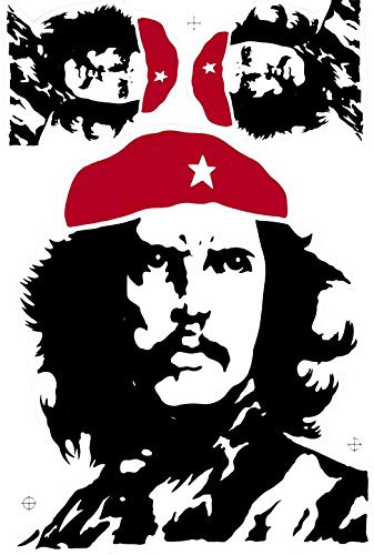 Bienpatch Che Guevara Aufkleber/Sticker/Aufkleberbogen 3-teilig