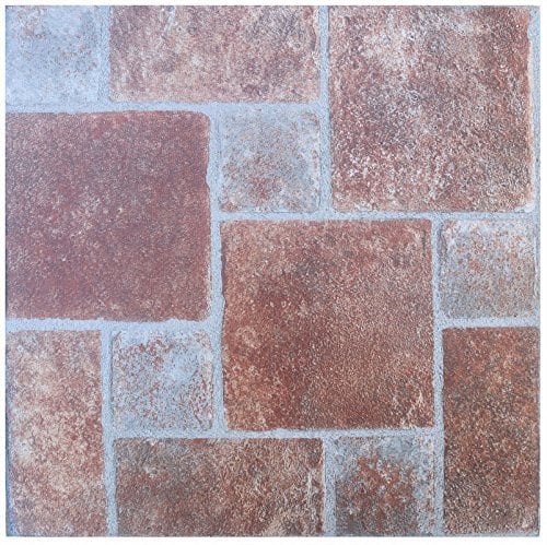 Floor Tiles self Adhesive Vinyl Flooring Kitchen Bathroom Hallway Easy to use