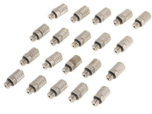 20 stücke M5 4mm Luftschlauch Koppler Pneumatische Gerade Schnell Push Fittings Stecker