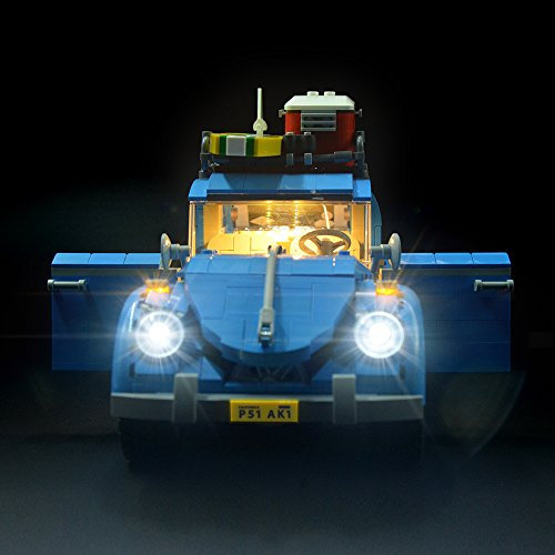 LIGHTAILING Light Set for (Creator Expert Volkswagen Beetle) Building Blocks Model - Led Light kit Compatible with Lego 10252(NOT Included The Model)