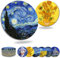 Untersetzer für Getränke, Keramik, Van Gogh Art, Untersetzer-Set – verwenden Sie 6 berühmte Van Gogh Gemälde, einzigartige Einweihungsgeschenke für neues Zuhause von WOWDING