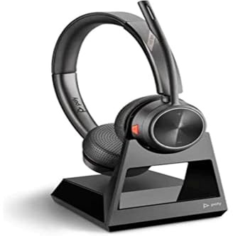 Poly Plantronics Savi 7220 Office, Duo, 213020-02, schwarz