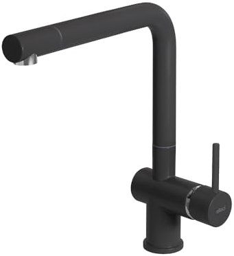 Elleci | Rubinetto cucina Granitek | STREAM | Colore : G40 Nero