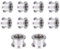 BZ 3D GT2 Umlenkrolle GT2 Idler Pulley 16 Zahnlos Bohrung 3mm Breite 6mm Zahnriemenscheibe 16 Toothless Bore 3mm für 3D-Drucker GT2 Zahnriemen 6mm Breite.(10 Stück)