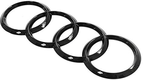 Audi 4H0853742HT94 Zeichen Heckklappe Ringe Black Edition Emblem Blackline Logo schwarz