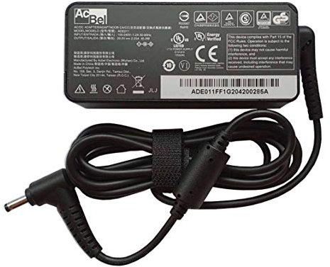 Replacement AC Adapter for laptop, compatible with Lenovo B50-50 Model 80S2 20V 2.25A Battery Charger Power Supply Unit PSU Adaptor Slim Thin Pin 4.0 * 1.7mm & UK Power Cable