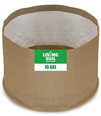 Blumat Grow Bags - 10-gallon Fabric Pots for Plants - Breathable Waterproof Cloth Pots with MoistureLock Technology - Promotes Strong and Healthy Roots