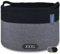 COMSE Extra Large Blanket Basket, Woven Laundry Basket, 55 x 35 CM, Nursery Hamper, Cotton Rope Laundry Hamper Living Room for Storage Toys Clothes Towels, Black/Gray