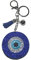 Popfizzy Strass Schlüsselanhänger für Frauen, Bling Purse Charms für Handtaschen, Mädchen Rucksack Schlüsselanhänger, Kristall Tasche Charm Schlüsselanhänger, Dunkelblaues Evil Eye