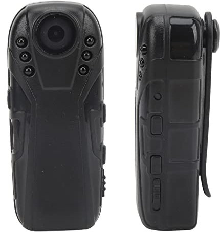 PUSOKEI Body Camera HD 1080P,Wearable Mini Camera Wireless,Portable Pen Cop Pocket Cam,125°Wide Angle USB C Video Recorder 32x Digital Zoom,with 1500mAh Battery