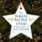 The Worlds Best Dad Text Star Personalised Christmas Tree Ornament Decoration