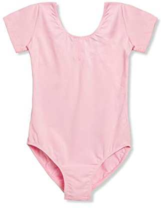 ROYAL SMEELA Body Ginnastica Artistica Bambina Ginnastica Leotards Balletto Body Danza Classica Manica Corta Balletto Leotard body da danza Ragazze Rosa Nero da 3 a 11 Anni body per danza classica