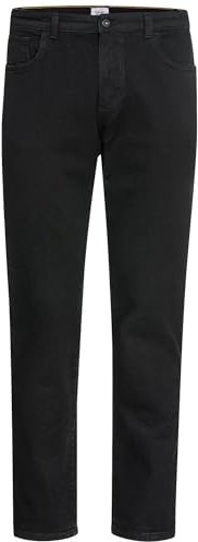 camel active Herren Relaxed Fit Woodstock Stretch Jeanshose Jeans, Schwarz (Asphalt), 34W / 38L