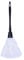 Fvoagaou 1pc Fashion Turkey Duster with Black Plastic Handle Cleaning Tool(white) 35cm