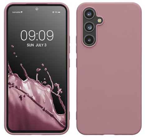 kwmobile Hülle kompatibel mit Samsung Galaxy A54 5G Hülle - TPU Silikon Handyhülle - Schutzhülle stoßabsorbierend flexibel - Case in Altrosa matt