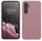 kwmobile Hülle kompatibel mit Samsung Galaxy A54 5G Hülle - TPU Silikon Handyhülle - Schutzhülle stoßabsorbierend flexibel - Case in Altrosa matt