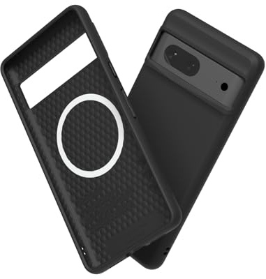 RhinoShield SolidSuit Hülle für MagSafe für Pixel 7 | Starker Magnet, Fallschutz nach Militärstandard, klassisches Design, kabelloses Laden, schlankes Profil