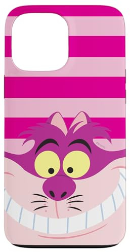 Disney Alice im Wunderland Grinsekatze rosa Streifen Hülle für iPhone 13 Pro Max