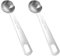 FSSTUD Lot de 2 cuillères à mesurer en acier inoxydable de 5 ml pour liquide sec - Cuillères à mesurer - Cuillères à café en métal - Gadgets de cuisine pour la maison
