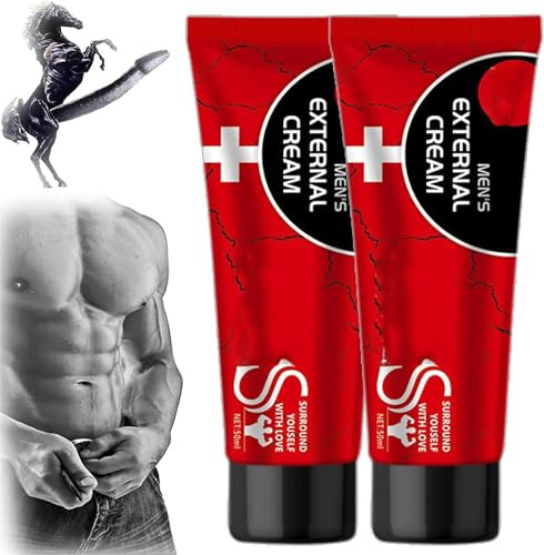 Crema esterna da uomo - 2024 nuova crema da massaggio da uomo, Xbs Xuanbse Cream XXXL, crema Vitality Boost, prestazioni potenti ritardate durature per tutta la notte (2 Pcs)