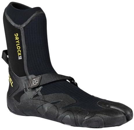 XCEL Drylock 5mm Split Toe Wetsuit Boots - Black - Quick dry - Unisex - Engineered 3D Warmth and Comfort