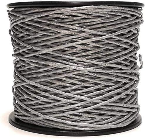s.dekoda Papierdraht 100m x 2mm Grau Silbergrau Papierkordel Dekoband Dekodraht Papierdekodraht