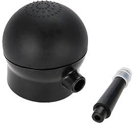 Baluue Professioneller Haarspray Pulver-sprüher Glasflasche Mit Edelstahl Zerstäuber Antibakteriell Leicht Präzise Anwendung Für Haarfasern Zur Verdickung Und Natürlichem Ansatz Schwarzes