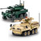 Finger Rock 2 Militär Panzer Klemmbausteine, EBRC Jaguar 395 Teile und M1128 Stryker 470 Teile Tank, Army Militär Fan Geschenke Erwachsene Jungen Ab 8 Jahren