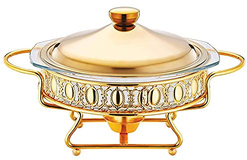 WchsTUmpxN Chef Chafing Dish Buffet-Set Edelstahl Chafing Dish und Buffetwärmer Sets Catering Buffet Mini Hot Pot Outdoor Picknick Haushaltstopf