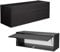 PLATAN ROOM Hängeschrank Schrank 60 cm 80 xm 100 cm Küchen-Klapphängeschrank für Bad, Flur, Wohnzimmer Wandschrank (Schwarz matt, 100 x 35 x 35)