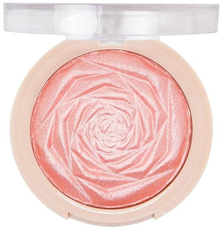 J.Cat Beauty You Glow Girl Kompakter Multi-Dimensionaler Highlighter, Hochpigmentierter, Schimmernder Gebackener Highlighter für Ein Strahlendes Finish, Crimson Gleam