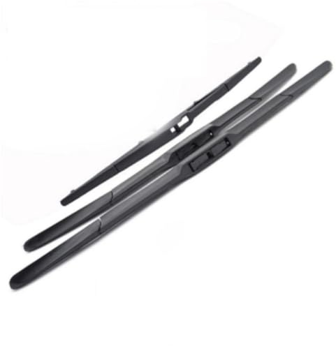 Escobillas Limpiaparabrisas Delanteras Traseras para Toyota Corolla Verso 2004-2009, Parabrisas Ventana Escobilla Kit de Alto Durable