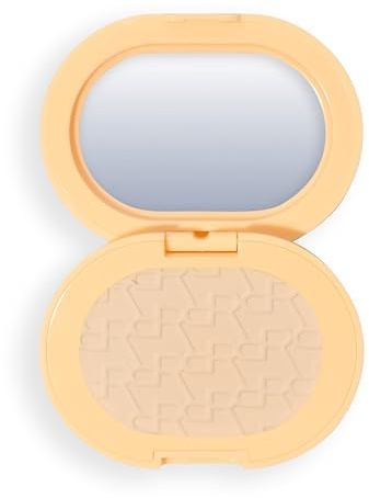 Revolution Powder Pops Instant Blur Setting Powder, K-Beauty Inspired Airbrush Effect Makeup, Smooths Skin & Minimises Pores, Vegan & Cruelty-Free, Banana Light, 5g
