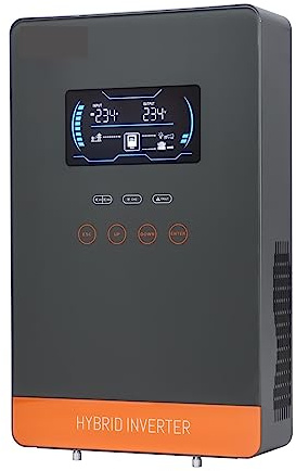 Onduleur Solaire Hybride 24V MPPT 150A 80A Convertisseur De Batterie Panneau PV À Onde Sinusoïdale Pure Puissance Maximale 6KW 3KW Large Gamme D'Applications(4.5KVA 4.5KW 24V,with WiFi)
