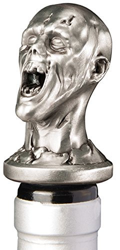 Chris's Stuff Stainless Steel Zombie Wine Aerator Pourer - Deluxe Decanter Spout for Robust Red and White Wine - Pour Amore Bottle Pourer/Stopper & Air Diffuser by
