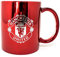 Manchester United Mug - Ceramic Metallic Red Devils Cup Football Gift
