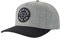Brixton Herren Crest C Mp Snbk Baseballkappe, Grau (Heather Grey)/schwarz, Einheitsgröße