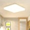 30cm LED Deckenleuchte Schlafzimmer, 48W Deckenlampe Badezimmer, Ceiling Light Quadratisch Helle Zimmerlampe, Leuchten Warmweiß 4320 Lumen, Room Deckenbeleuchtung, für Keller, Kitchen und Abstellraum