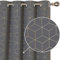 Deconovo Verdunkelung Vorhänge Kälteschutz Thermogardine Hitzeschutz Dicke Thermovorhang, Blickdicht Gardinen, Wohnzimmer mit Ösen, 138x132 cm(HöhexBreite), Hellgrau, 2er Set